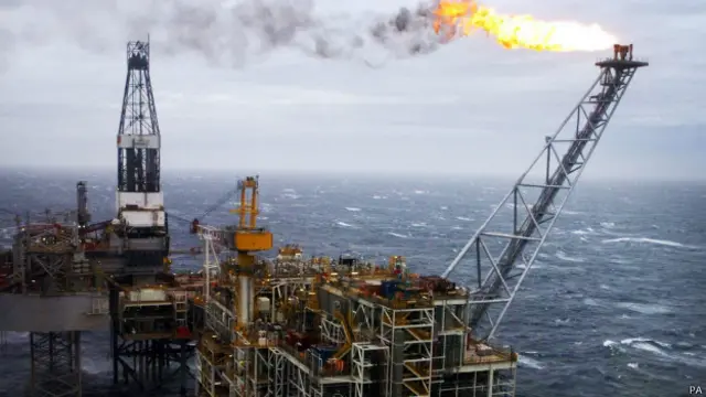 Нефтеплатформа в Северном море