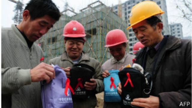 China campaña contra el sida
