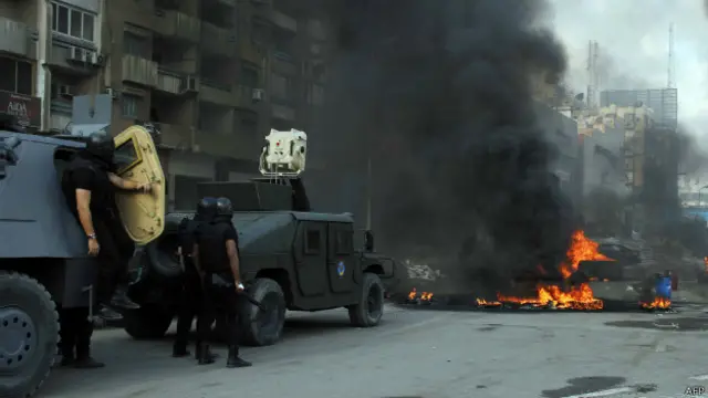 Разгон демонстраций в Каире