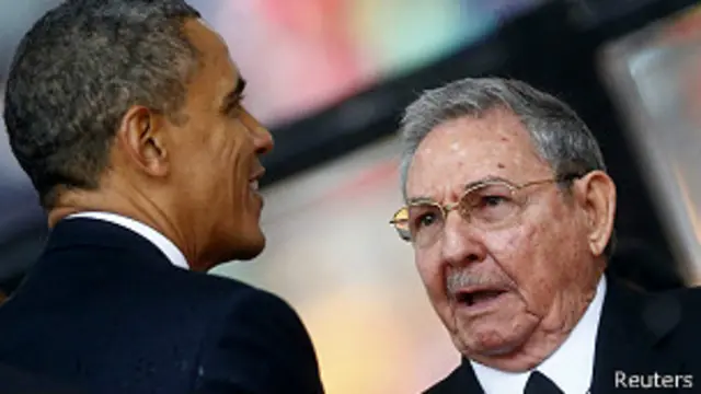 Obama y Castro