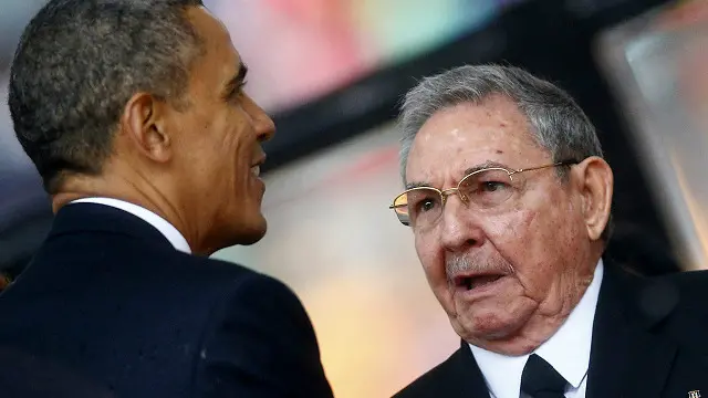 Presiden Obama dan presiden Raul Castro sudah menjajaki normalisasi hubungan