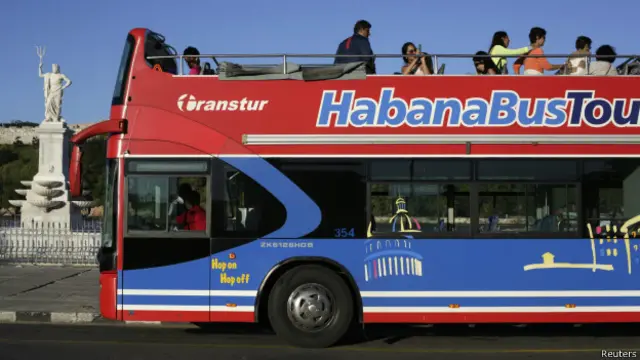 Туристы на Кубе