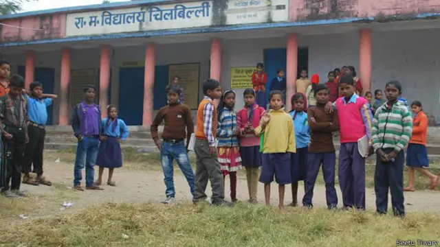 चिलबिल्ली गाँव, स्कूल, बच्चे, बिहार