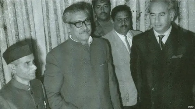 शेख मुजीबुर रहमान, ज़ुल्फीकार अली भुट्टो