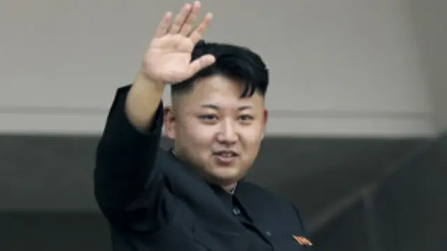 उत्तर कोरिया के नेता किम जोंग उन की फ़ाइल तस्वीर.