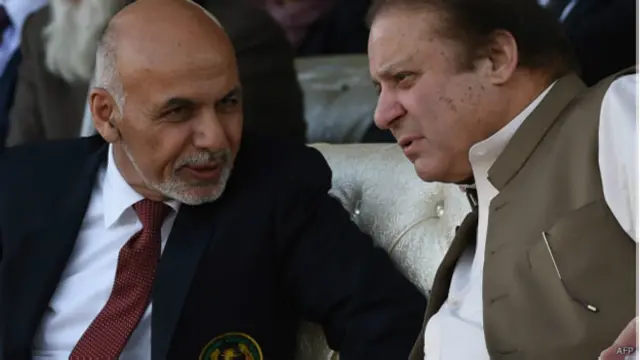 अफगानिस्तान के अशरफ गनी और नवाज शरीफ