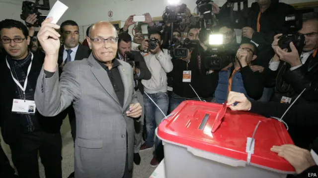 Moncef Marzouki merupakan presiden sementara Tunisia setelah Zine el-Abedine Ben Ali lengser pada 2011 lalu.