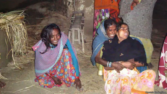 मृतक मछुआरों का परिवार, बिहार