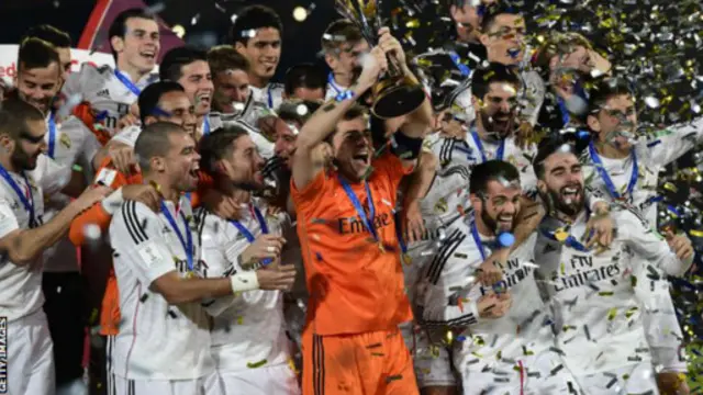 Real Madrid meraih kenaikan pendapatan dari hak siar televisi dan iklan.