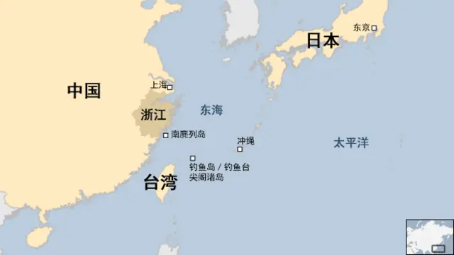 東海釣魚島（台灣稱釣魚台列嶼、日本稱尖閣諸島）（資料照片）