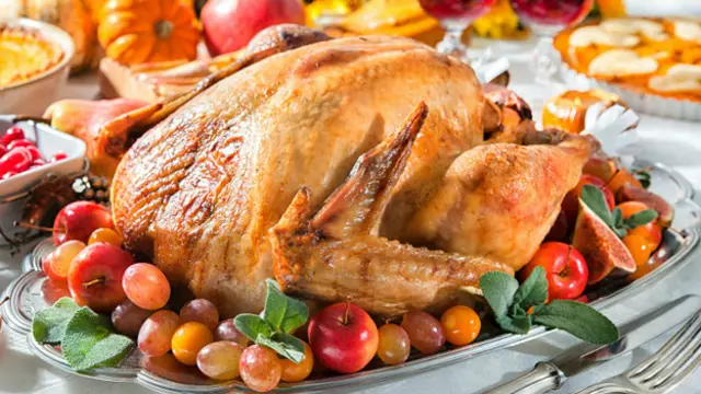 Запеченая индейка к Дню благодарения