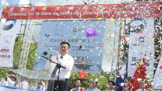Inauguracion obras del canal de Nicaragua