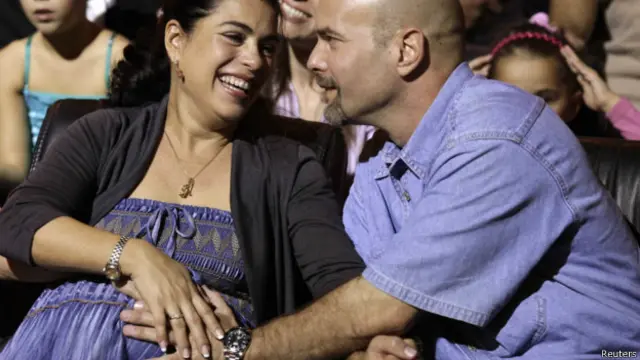 Adriana Pérez y su esposo Gerardo Hernández