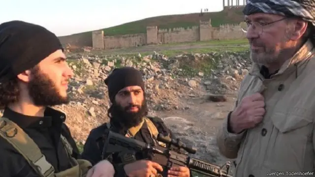 يورغن تودنهوفر هو أول مواطن غربي يتمكن من الدخول إلى الموصل منذ سيطرة داعش على المدينة في يونيو/حزيران الماضي.