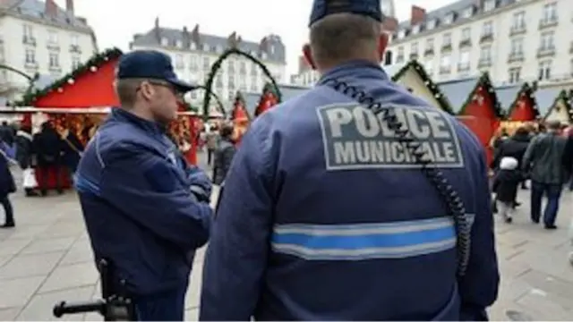 پلیس در شهر نانت