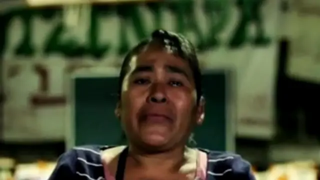 Margarita Zacarías, madre de Miguel Ángel Mendoza, estudiante desaparecido en Iguala, Guerrero. Foto: Canal Youtube del colectivo Ojos de Perro vs la Impunidad