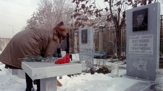 Могилы советских солдат, погибших в Афганистане