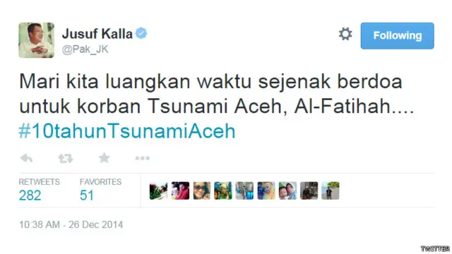 Twitter Jusuf Kalla