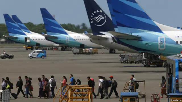 Nilai pemesanan Garuda Indonesia untuk 60 pesawat Boeing dan 30 pesawat Airbus mencapai US$20 miliar atau setara dengan Rp266,3 triliun.