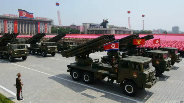 朝鲜导弹发射器（资料图片）