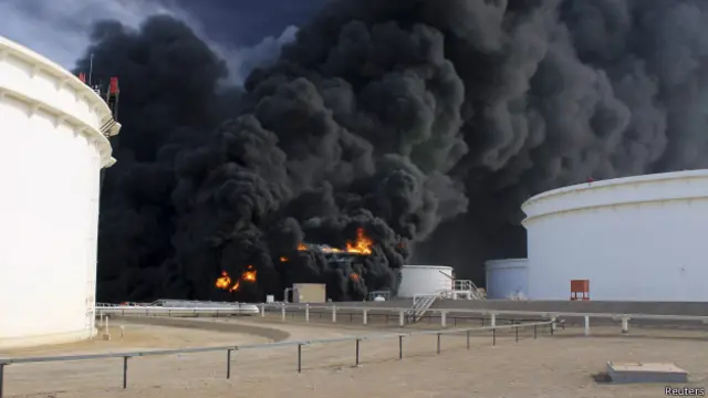 Атака на нефтяной терминал