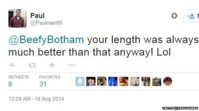 ’آپ کی لینتھ اس سے تو بہتر ہی تھی‘