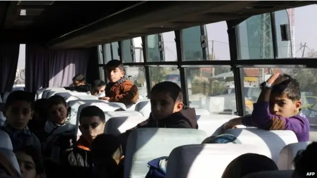 這些兒童年齡在12歲到15歲之間。父母在加沙衝突中喪生。