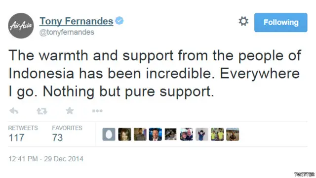 Dia juga mengatakan dukungan Indonesia luar biasa. "Kemana pun saya pergi, yang ada yang ada hanya dukungan yang murni."
