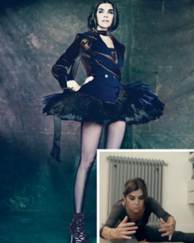 前法國版《時尚》主編洛菲德在紀錄片《Mademoiselle C》中練習芭蕾，和她60歲生日的芭蕾裝扮