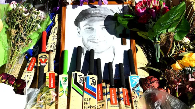 फ़िलिप ह्यूज़ को श्रद्धांजलि