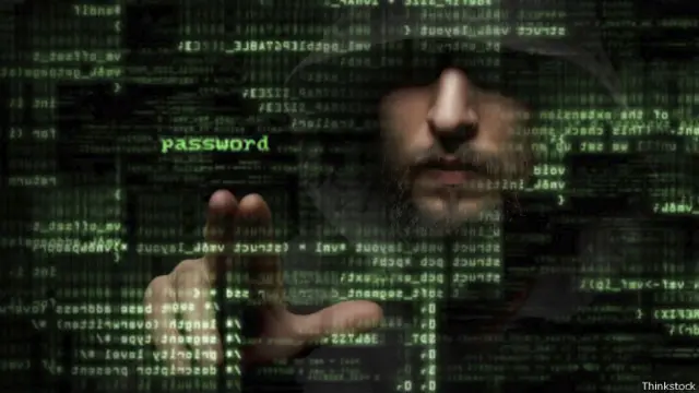 Un montaje con números de computadora