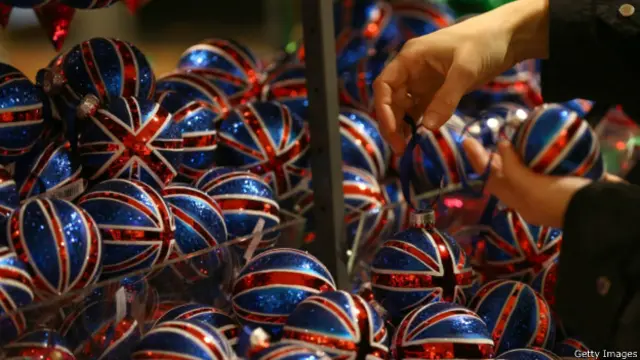 Елочные украшения с британской символикой