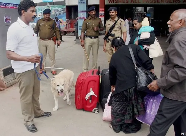 बेंगालूरु में सुरक्षा इंतजाम