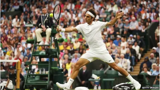 Roger Federer en Wimbledon
