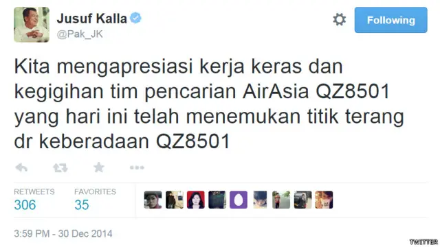 Twitter Jusuf Kalla