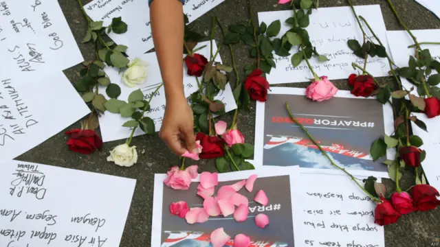 Doa dan ucapan duka di Malang