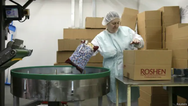 На липецкой фабрике "Рошен"