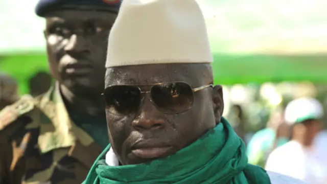 Yahya Jammeh, le président gambien