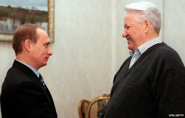 Путін і Єльцин