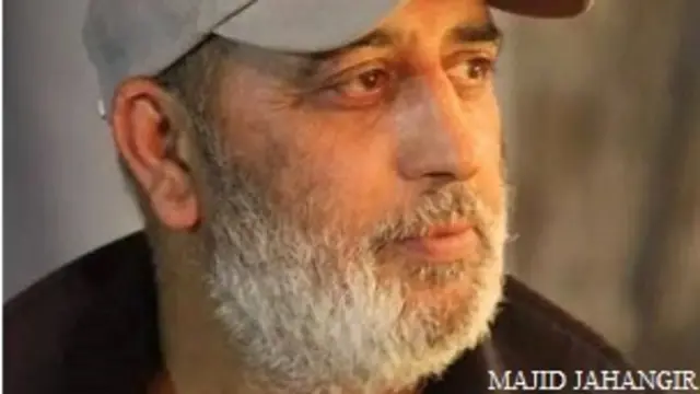 कश्मीरी कलाकार ज़फ़र फारूक सालती. 