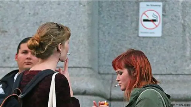 धूम्रपान करती महिलाएं