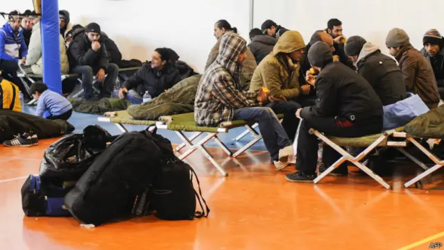 Мигранты с "Блю Скай М