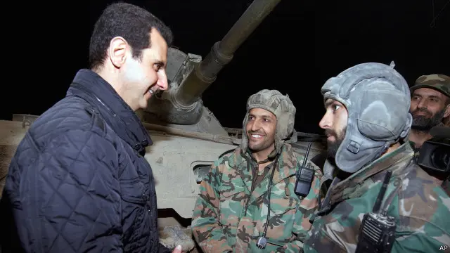 شكر الأسد الجنود وقال إن أي مساحة باقية للفرح هي بفضلهم.