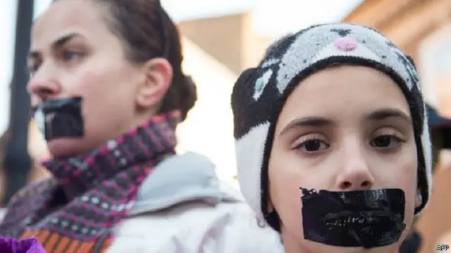 خرجت مظاهرات خارج مصر للتعبير عن الدعم للصحفيين المعتقلين