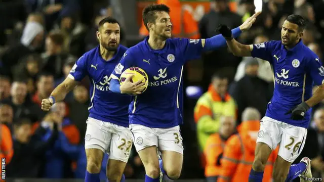 Leicester City menahan imbang tuan rumah Liverpool dengan angka 2-2.
