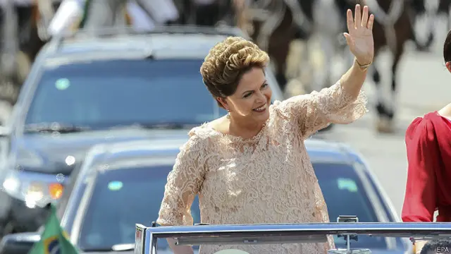 Presidenta brasileña, Dilma Rousseff.