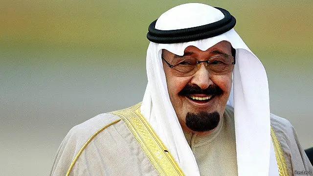 من المعتقد أن الملك السعودي يبلغ نحو 90 عاما