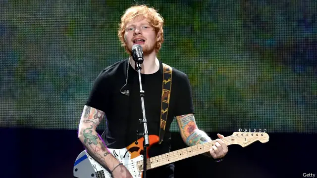 Ed Sheeran menempati peringkat tiga daftar album terlaris di dunia pada 2014.