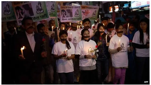 Protes pemerkosaan di India