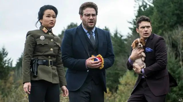 فیلم کمدی" مصاحبه" محصول شرکت سونی پیکچرز که درباره رهبر کره شمالی است محور اصلی جنجال های اخیر بین آمریکا و کره شمالی است